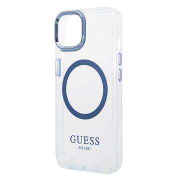 Guess GUHMP14MHTRMB Hardcase Metal Outline Magsafe Защитный чехол для iPhone 14 Plus / 15 Plus 6.7