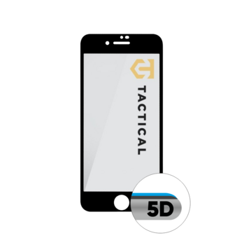 Tactical Glass Shield 5D Защитное стекло для Apple iPhone 7/8/SE2020/SE2022 / чёрный (TA-2452035)