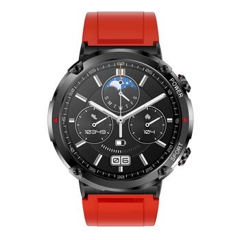 Smartwatch Gravity GT21-6 Смарт-часы с красным силиконовым ремешком (GT21-6)