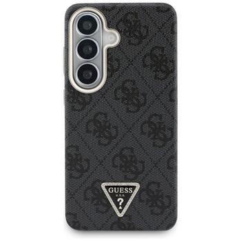 Case Guess 4G Triangle Logo MagSafe Защитный чехол для Samsung Galaxy S26 / чёрный (GUHMS26SP4GTDGMK)