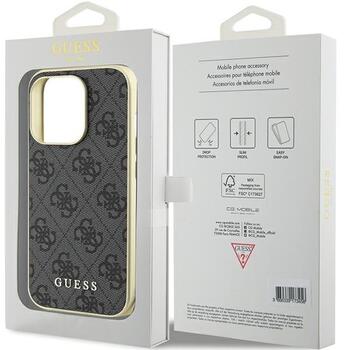 Guess 4G Charms Collection Back Case Защитный Чехол для Apple iPhone 15 Pro (GUHCP15LGF4GGR)