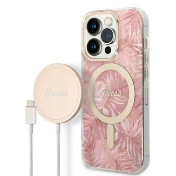 Guess Set GUBPP14LHJEACSP Case+Charger Защитный чехол iPhone 14 Pro 6,1