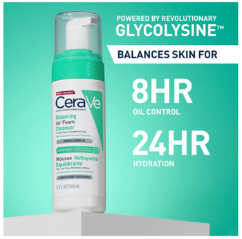 CeraVe Balancing Air Foam Cleanser Putu tīrīšanas līdzeklis 148ml (3337875925334)
