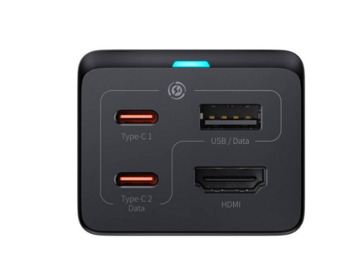 Baseus GaN5 Pro Удлинитель / Адаптер 2xUSB-C / USB / HDMI / 67W (CCGP110201)
