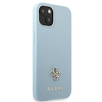 Guess GUHCP13SPS4MB Saffiano 4G Small Metal Logo Защитный чехол для iPhone 13 mini 5,4