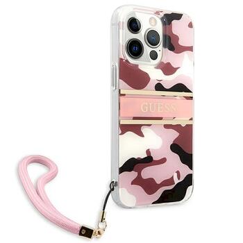 Guess GUHCP13XKCABPI Camo Strap Collection Защитный чехол для iPhone 13 Pro Max 6,7