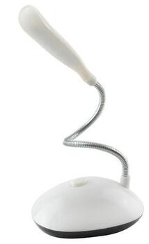 RoGer Mini Настольная лампа LED гибкая Белая (RO-XY-0416)