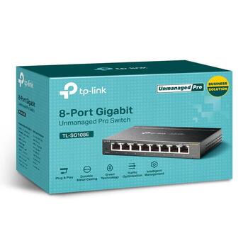 TP-Link TL-SG108E 1Gbit Сетевой коммутатор 8port / 1000Mb/s (TL-SG108E)
