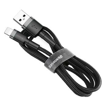 Baseus Cafule USB to Lightning Кабель 2A 3m / золотой-черный (CALKLF-RV1)