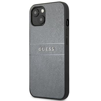 Guess GUHCP13SPSASBGR Saffiano Strap Aizsargapvalks priekš iPhone 13 mini 5,4