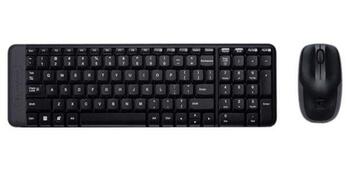 Logitech MK 220 WRL Kомплект Клавиатура + Мышь Черный (ENG) (920-003168)