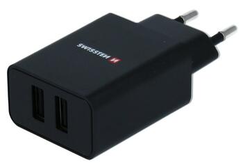 Swissten Premium Зарядное устройство USB 2.1А / 10.5W С проводом Micro USB 1.2m (SW-DET-2.1AWCM-B)