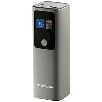 Verbatim 32269 Charge n Go Ārējās baterijas 27000mAh / 140W / 2xUSB-C / PD 3.1 gray (32269)
