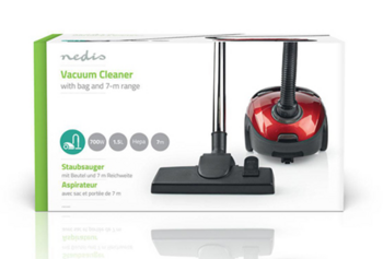 Nedis VCBG100RD Пылесос 700W (VCBG100RD)