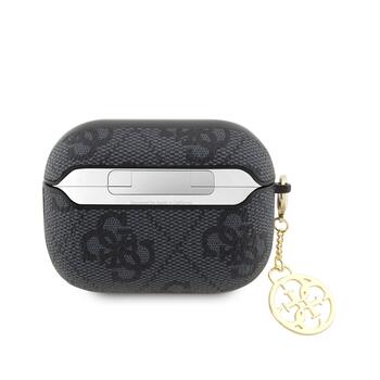 Guess 4G Script PC/PU Charm Case Защитный чехол для AirPods Pro 2 / чёрный (GUAP2G4GSMK)