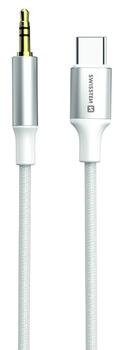 Swissten Audio Adapter Textile USB-C - 3.5mm Vads 1.5m (73502310)