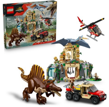 LEGO 76976 Jurassic World Spinosaurus & Quetzalcoatlus Air Mission Konstruktors (76976)
