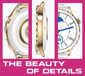 Rubicon RNCF02-2 Smartwatch Умные часы / золотистый с розовым ремешком (SMARUB200)