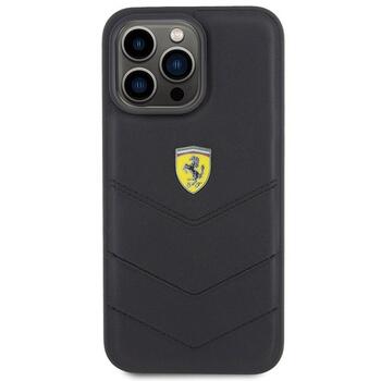 Ferrari Quilted Metal Logo Back Case Защитный Чехол для Apple iPhone 15 Pro Max (FEHCP15XRDUK)