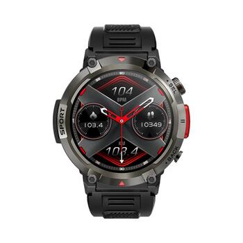 VELTORI VT140-1 Smartwatch Ремешок для смарт-часов силиконовый / чёрный (VT140-1)