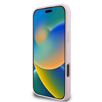 Guess GUHMP15XPGHSMMP Grained Ring MagSafe Защитный чехол для iPhone 15 Pro Max 6.7