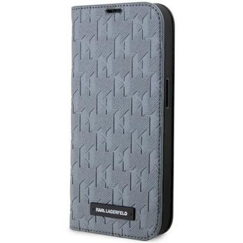 Karl Lagerfeld KLBKP14XSAKLHPG Saffiano Monogram Book Case Чехол для планшета для iPhone 14 Pro Max 6.7