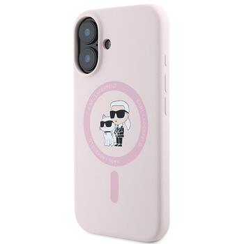 Karl Lagerfeld KLHMP16SSCMKCRHP Aizsargapvalks priekš iPhone 16 6.1