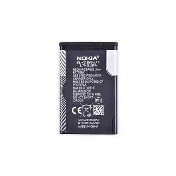 Nokia BL-4C Оригинальный аккумулятор 3.7V / 890mAh / 3.2Wh (OEM) (BL-4C/N)