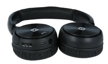 Swissten Stereo Trix Bluetooth Bezvadu Austiņas Ar FM / AUX / MicroSD (SW-TRIX-WRL-BK)