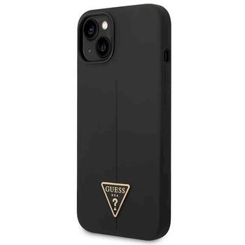 Guess GUHCP14MSLTGK Silicone Triangle Hardcase Защитный чехол для iPhone 14 Plus / 15 Plus 6.7