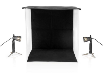 Nedis SKT012WT-LED Fotostudijas komplekts | 40 x 40 cm | 6500 K | Saliekams (SKT012WT)