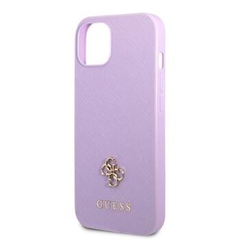 Guess GUHCP13SPS4MU Saffiano 4G Small Metal Logo Защитный чехол для iPhone 13 mini 5,4