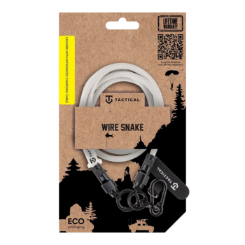 Tactical Wire Snake USB-C Ремешок на шею для телефонов 1.2m / белый (TA-57983127165)