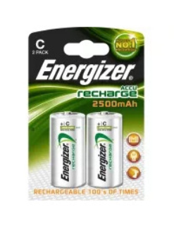 Energizer 633001 Uzlādējamas C Baterijas 2500mAh (633001)