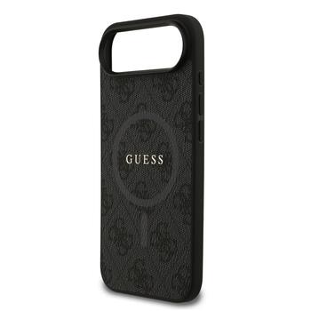 Guess PU Leather 4G Colored Ring MagSafe Case Защитный чехол для iPhone Air / чёрный (GUHMP17MG4GFRK)