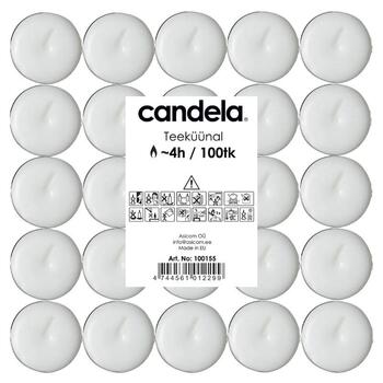 Candela Tējas Sveces 100gab (24100155)