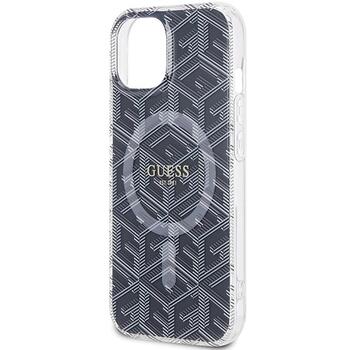 Guess GUHMP15SHGCUSTGK Hardcase IML GCube MagSafe Защитный чехол для iPhone 15 / 14 / 13 6.1