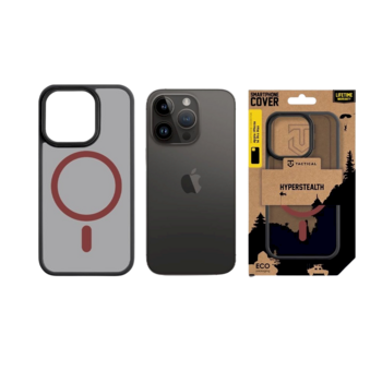 Tactical MagForce Hyperstealth 2.0 Cover Защитный чехол для iPhone 14 Pro Max / чёрный/красный (TA-57983121097)