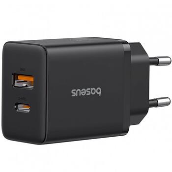 Baseus Cube Pro 30W Зарядное устройство USB-C USB-A / чёрная (CCXF000301)