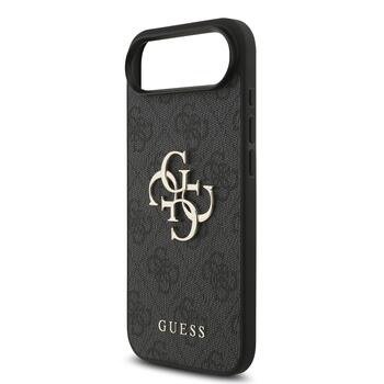 Guess PU 4G Metal Logo Strap Case Чехол для Apple iPhone 17 Air (GUHCP17MP4GMGSK)