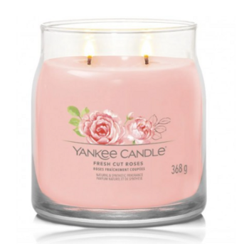 Yankee Candle Fresh Cut Roses Aromātiskā svece 368 g (5038581129143)
