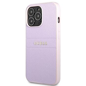 Guess GUHCP13LPSASBPU Saffiano Hot Stamp & Metal Logo Защитный чехол для iPhone 13 Pro / 13 6,1
