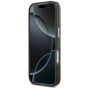 Case Guess IML Gradient Triangle Logo MagSafe Защитный чехол для iPhone 17 Pro / чёрный (GUHMP17LHGTMLCGK)
