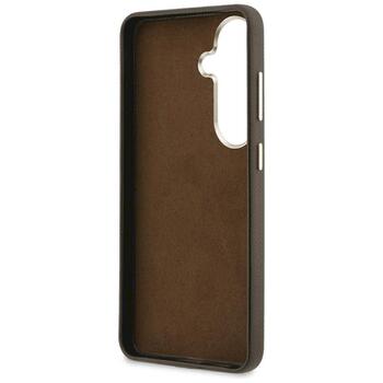Case Guess Grained Big 4G Metal Logo Aizsargapvalks priekš Samsung Galaxy S26+ / brūns (GUHCS26M5PS4RGGW)