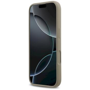 Guess Silicone Big 4G Script Case Защитный чехол для iPhone 17 / коричневый (GUHCP17SSC4GSMW)
