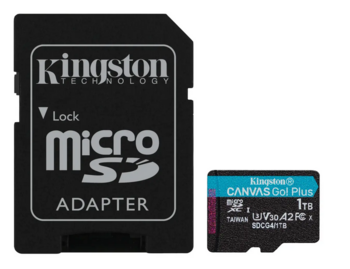 Kingston Canvas Go Plus MicroSDXC Atmiņas karte 1TB (SDCG4/1TB)