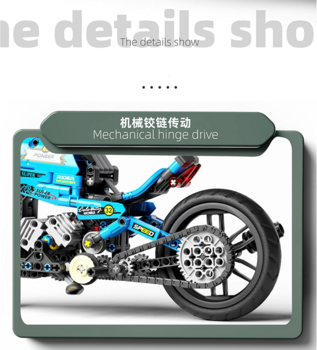 RoGer Techno-Mechanical Motorcycle konstrukcijas komplekts (5903864971507)
