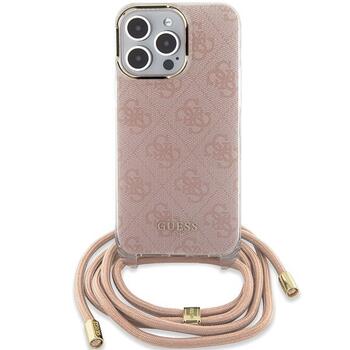 Guess GUHCP15LHC4SEP Hardcase Crossbody Cord 4G Print Защитный чехол для iPhone 15 Pro 6.1