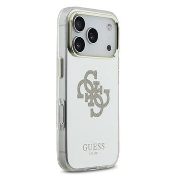 Guess PC/TPU Mirror 4G Glitter Logo MagSafe Case Чехол для Apple iPhone 17 Pro (GUHMP17LHMR4GDG)