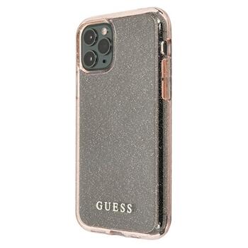 Guess GUHCN58PCGLPI Aizsargapvalks priekš iPhone 11 Pro Glitter / rozā (GUHCN58PCGLPI)